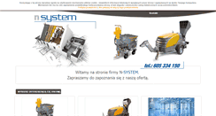 Desktop Screenshot of n-system.com.pl