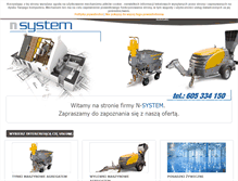 Tablet Screenshot of n-system.com.pl